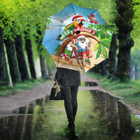 Hawaii Santa Parrot Christmas Umbrella Summer Vibe LT01 - Polynesian Pride