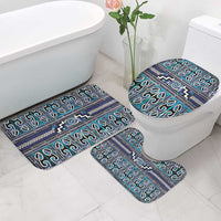 Maori Matariki Bathroom Set Blue Galaxy Aesthetic Koru Art LT01 - Polynesian Pride