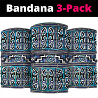 Maori Matariki Neck Gaiter Blue Galaxy Aesthetic Koru Art LT01 package One Size: 25*50cm Blue - Polynesian Pride