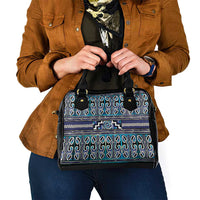 Maori Matariki Shoulder Handbag Blue Galaxy Aesthetic Koru Art LT01 - Polynesian Pride