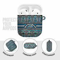 Maori Matariki AirPods Case Green Galaxy Aesthetic Koru Art LT01 - Polynesian Pride