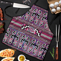 Maori Matariki Apron Pink Galaxy Aesthetic Koru Art LT01 Pink - Polynesian Pride