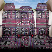 Maori Matariki Back Car Seat Cover Pink Galaxy Aesthetic Koru Art LT01 One Size Pink - Polynesian Pride