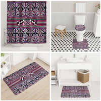Maori Matariki Bathroom Set Pink Galaxy Aesthetic Koru Art LT01 - Polynesian Pride