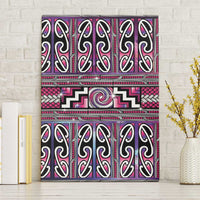 Maori Matariki Canvas Wall Art Pink Galaxy Aesthetic Koru Art LT01 Without Frame Pink - Polynesian Pride