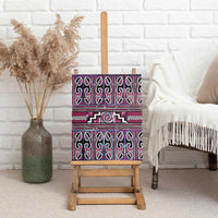 Maori Matariki Canvas Wall Art Pink Galaxy Aesthetic Koru Art LT01 - Polynesian Pride
