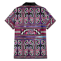 Maori Matariki Hawaiian Shirt Pink Galaxy Aesthetic Koru Art LT01 - Polynesian Pride