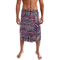 Maori Matariki Lavalava Pink Galaxy Aesthetic Koru Art LT01 Pink - Polynesian Pride