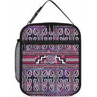 Maori Matariki Lunch Bag Pink Galaxy Aesthetic Koru Art LT01 10.2 × 8.3 × 4.3 inch Pink - Polynesian Pride