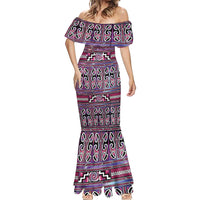 Maori Matariki Mermaid Dress Pink Galaxy Aesthetic Koru Art LT01 - Polynesian Pride