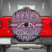 Maori Matariki Spare Tire Cover Pink Galaxy Aesthetic Koru Art LT01 - Polynesian Pride