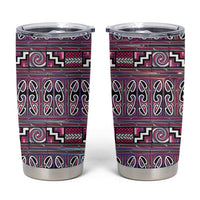 Maori Matariki Tumbler Cup Pink Galaxy Aesthetic Koru Art LT01 Pink - Polynesian Pride
