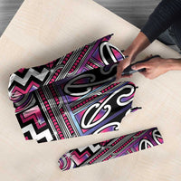 Maori Matariki Umbrella Pink Galaxy Aesthetic Koru Art LT01 - Polynesian Pride