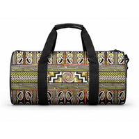 Maori Matariki Duffle Bag Yellow Galaxy Aesthetic Koru Art LT01 One size Yellow - Polynesian Pride