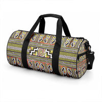Maori Matariki Duffle Bag Yellow Galaxy Aesthetic Koru Art LT01 - Polynesian Pride