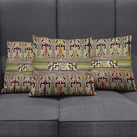 Maori Matariki Pillow Cover Yellow Galaxy Aesthetic Koru Art LT01 - Polynesian Pride