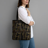 Hawaii Brown Plumeria Lei Black Tote Bag Frangipani Floral Heritage Art