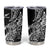 New Zealand Silver Fern Rugby Tumbler Cup Aotearoa Kiwi Maori Black Version