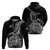 Custom New Zealand Silver Fern Rugby Hoodie Aotearoa Kiwi Maori Black Version LT01 - Polynesian Pride