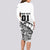 Custom New Zealand Silver Fern Rugby Long Sleeve Bodycon Dress Aotearoa Kiwi Maori White Version LT01 - Polynesian Pride