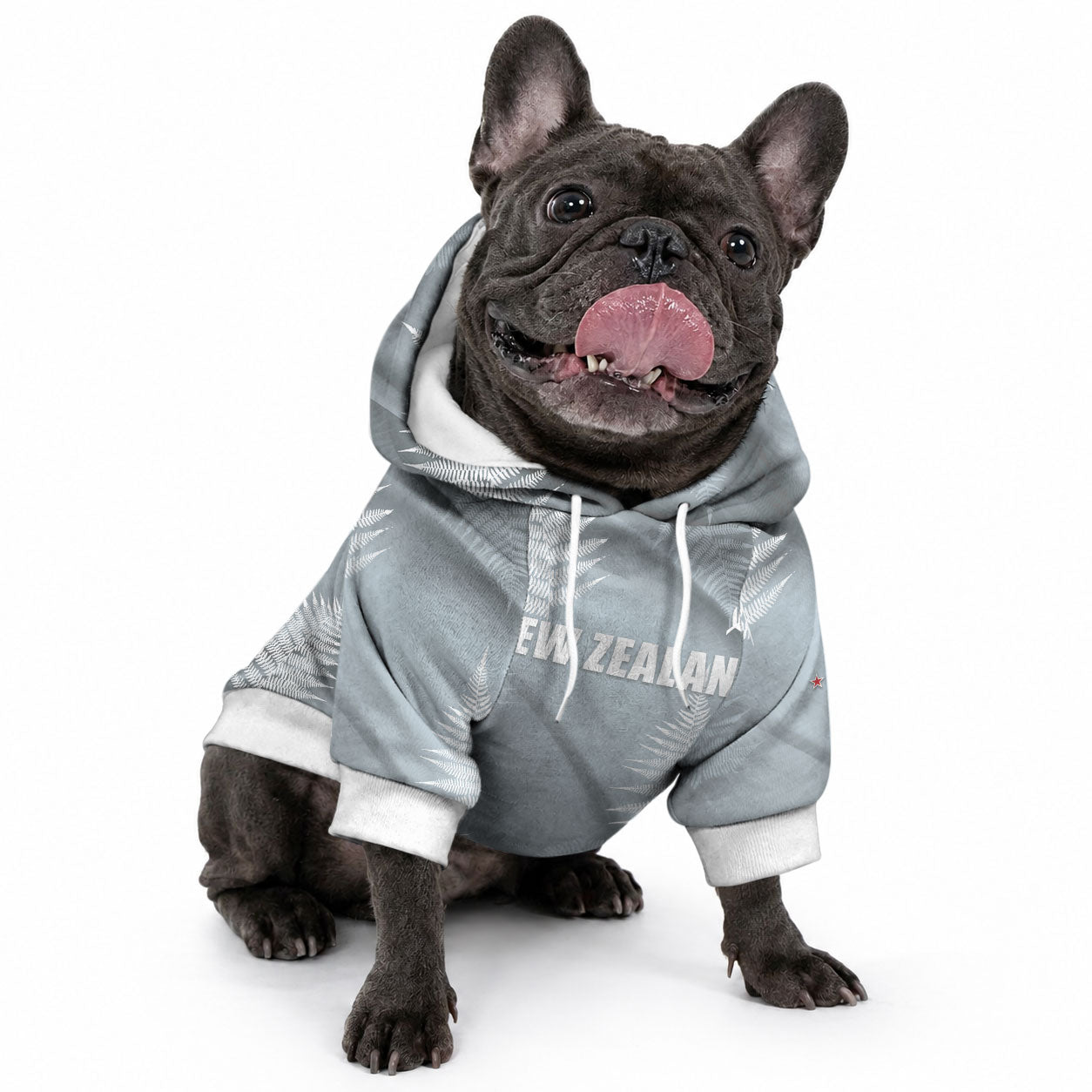 Rugby New Zealand 2026 Pet Hoodie The Fern Go Champions