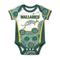 Custom Rugby Australia 2026 Baby Onesie Wallabies Go Champions