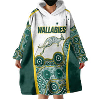 Custom Rugby Australia 2026 Wearable Blanket Hoodie Wallabies Go Champions