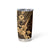 Hawaii Ukulele Tumbler Cup Polynesian Pattern Gold Version