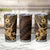 Hawaii Ukulele Tumbler Cup Polynesian Pattern Gold Version