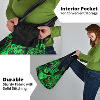 Hawaii Ukulele Grocery Bag Polynesian Pattern Green Version LT01 - Polynesian Pride