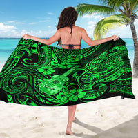 Hawaii Ukulele Sarong Polynesian Pattern Green Version LT01 - Polynesian Pride
