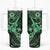 Hawaii Ukulele Tumbler With Handle Polynesian Pattern Green Version