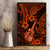 Hawaii Ukulele Canvas Wall Art Polynesian Pattern Orange Version LT01 - Polynesian Pride