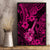 Hawaii Ukulele Canvas Wall Art Polynesian Pattern Pink Version LT01 - Polynesian Pride