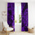 Hawaii Ukulele Window Curtain Polynesian Pattern Purple Version LT01 - Polynesian Pride