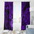 Hawaii Ukulele Window Curtain Polynesian Pattern Purple Version LT01 - Polynesian Pride