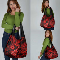 Hawaii Ukulele Grocery Bag Polynesian Pattern Red Version LT01 - Polynesian Pride