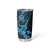 Hawaii Ukulele Tumbler Cup Polynesian Pattern Sky Blue Version