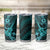 Hawaii Ukulele Tumbler Cup Polynesian Pattern Turquoise Version