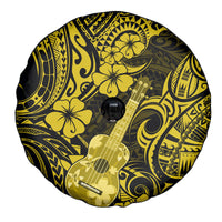 Hawaii Ukulele Spare Tire Cover Polynesian Pattern Yellow Version LT01 - Polynesian Pride