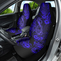 Hawaii Fish Hook Car Seat Cover Polynesian Pattern Navy Blue Version LT01 - Polynesian Pride