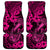 Hawaii Fish Hook Car Mats Hibiscus Hawaii Tribal Tattoo Pink Version LT01 Pink - Polynesian Pride