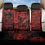 Hawaii Fish Hook Back Car Seat Cover Hibiscus Hawaii Tribal Tattoo Red Version