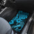 Hawaii Fish Hook Car Mats Hibiscus Hawaii Tribal Tattoo Sky Blue Version LT01 - Polynesian Pride