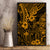 Hawaii King Kamehameha Canvas Wall Art Polynesian Pattern Gold Version LT01 - Polynesian Pride