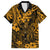 Hawaii King Kamehameha Hawaiian Shirt Polynesian Pattern Gold Version LT01 Gold - Polynesian Pride