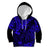 Hawaii King Kamehameha Kid Hoodie Polynesian Pattern Navy Blue Version LT01 Blue - Polynesian Pride