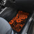 Hawaii King Kamehameha Car Mats Polynesian Pattern Orange Version LT01 - Polynesian Pride