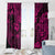 Hawaii King Kamehameha Window Curtain Polynesian Pattern Pink Version LT01 - Polynesian Pride