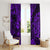 Hawaii King Kamehameha Window Curtain Polynesian Pattern Purple Version LT01 - Polynesian Pride